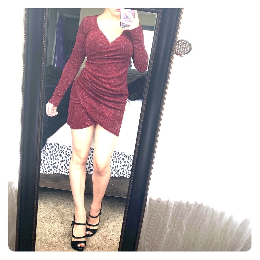 MAROON ALTAR’D STATE DRESS